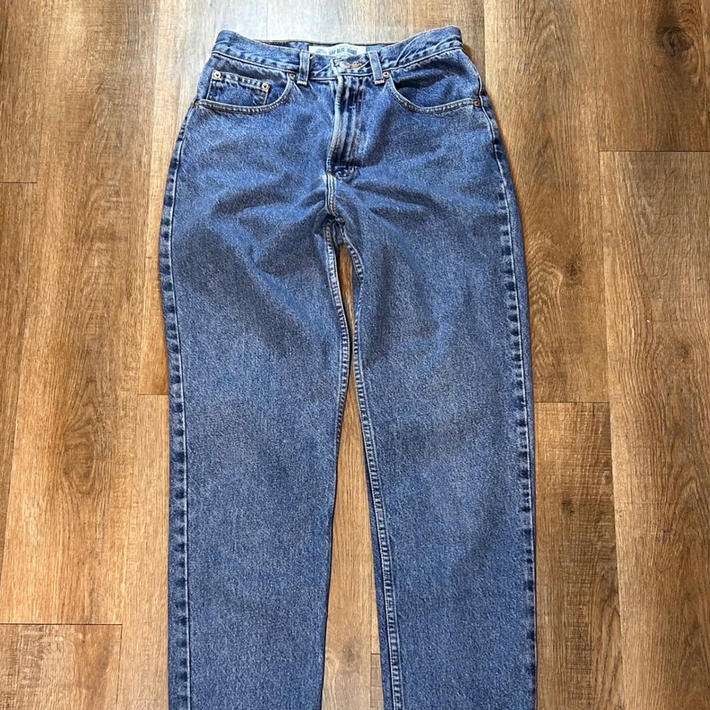 Vintage Gap Blue Jeans No 3 Classic Fit High Rise Straight Leg Denim Blue 8 Long